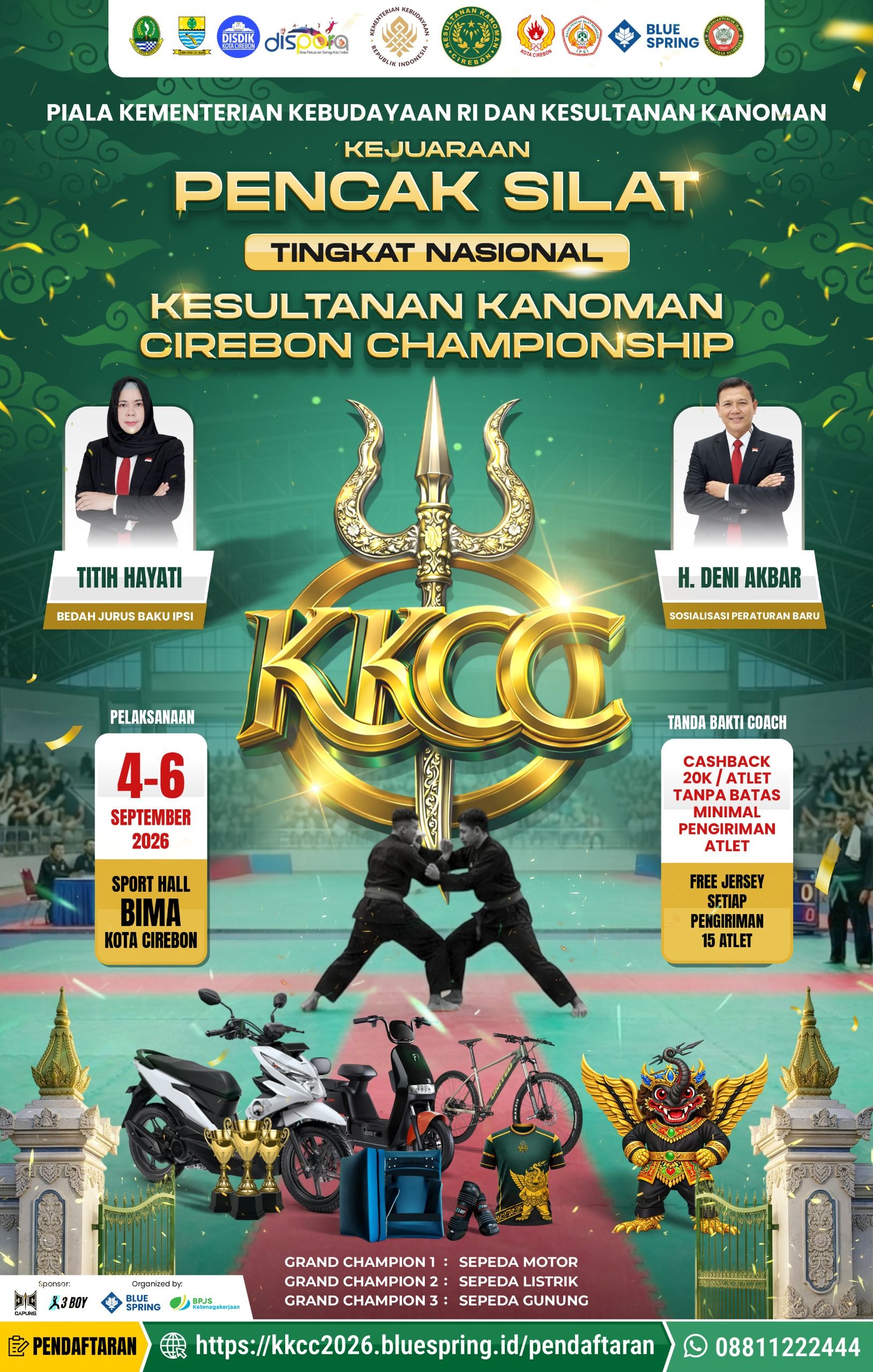 Kejuaraan Pencak Silat Tingkat Nasional Kesultanan Kanoman Cirebon Championship 2026